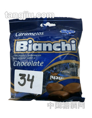 Bianchi巧克力风味夹心奶糖100g