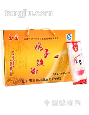 玉皇鸡蛋挂面250g