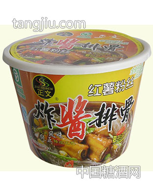 炸酱排骨味红薯粉丝