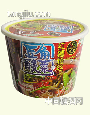 豆角酸菜味红薯粉丝