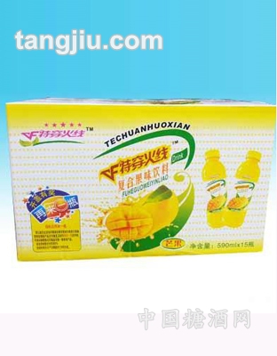 特穿火线复合果味饮料590ml&#215;15瓶