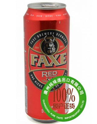 法克听装红色啤酒