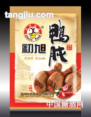 初旭辣鸭肫100g