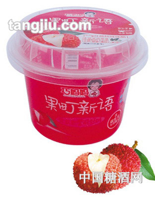 巧妈妈果冻布丁果町新语-荔枝(130g)