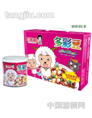 巧妈妈罐头饮品多彩豆(200克)12罐