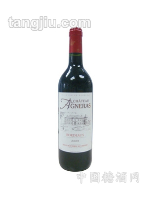 法国安格拿庄园红葡萄酒2009