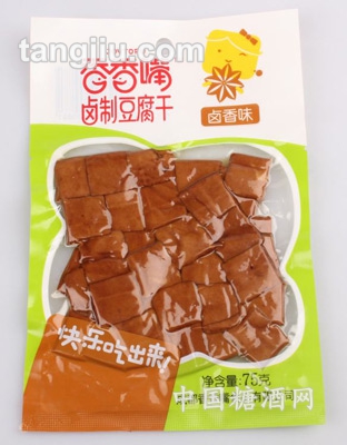 75g卤香味豆腐干