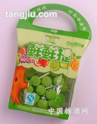 90g鲜鲜提珍珠苹果糖果