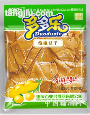 散装泡椒豆干