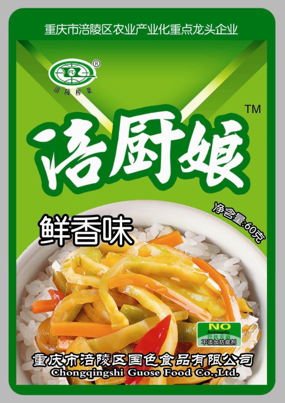 涪厨娘牌鲜香味榨菜60g