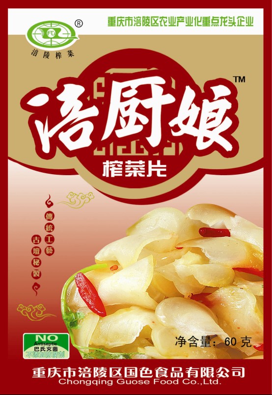 涪厨娘牌榨菜片60g