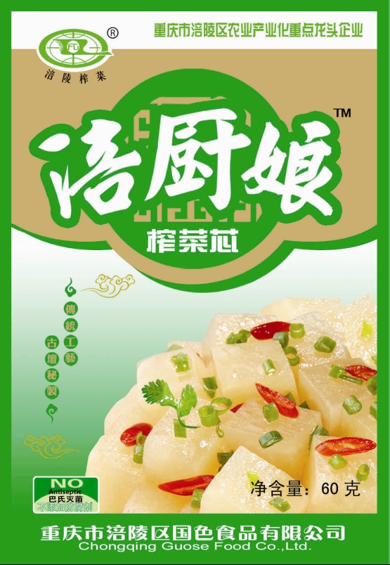 涪厨娘牌榨菜芯60g