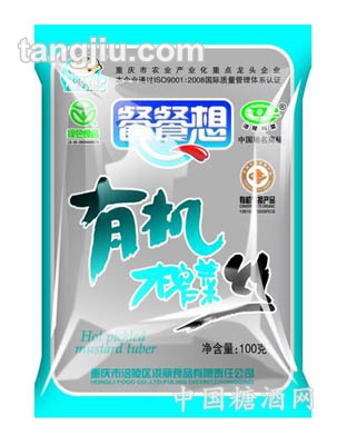 有机榨菜丝青色装