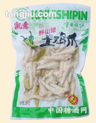 凯意野山椒土鸡爪210克