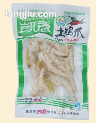 凯意野山椒土鸡爪100克