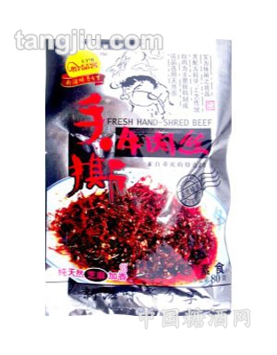 手撕牛肉丝80克