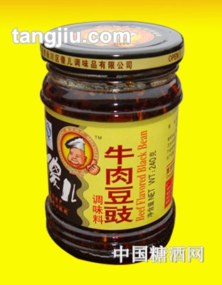 傻儿牛肉豆豉240克