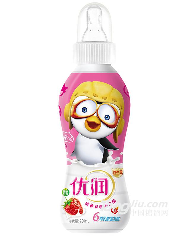 优润乳酸菌饮品草莓+钙