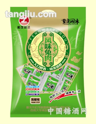 风味兔肉128克