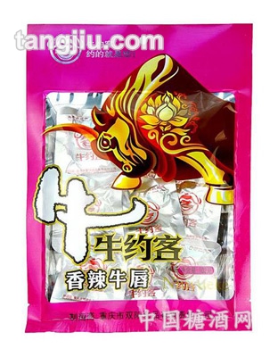 牛约客香辣牛唇102克