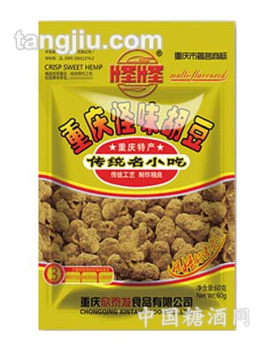 60克金色袋装怪味胡豆