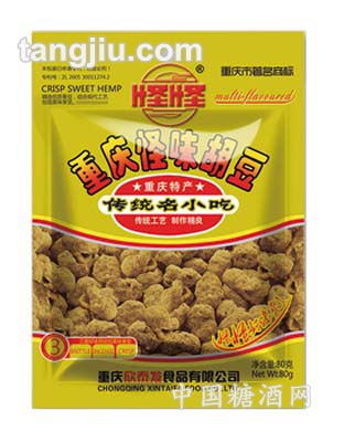 80克金色袋装怪味胡豆