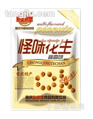 100克怪味花生（酱香味）