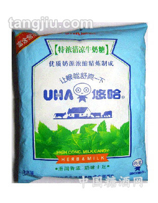 悠哈清凉牛奶糖