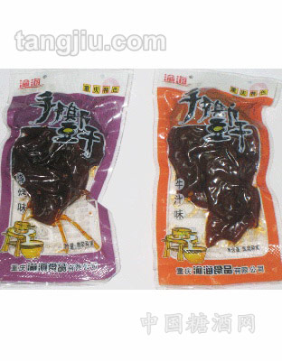 手撕豆干烧烤，牛汁味