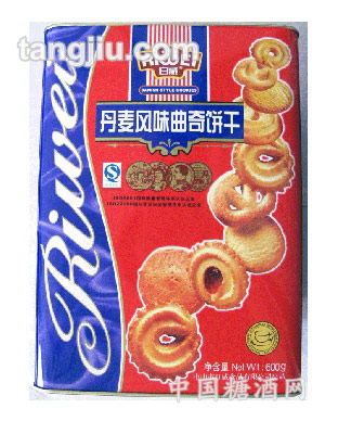 日威丹麦风味曲奇饼干600g