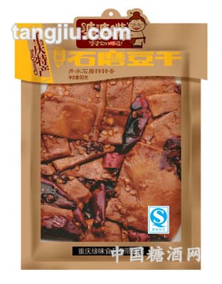 婆婆嘴石磨豆干烧椒味