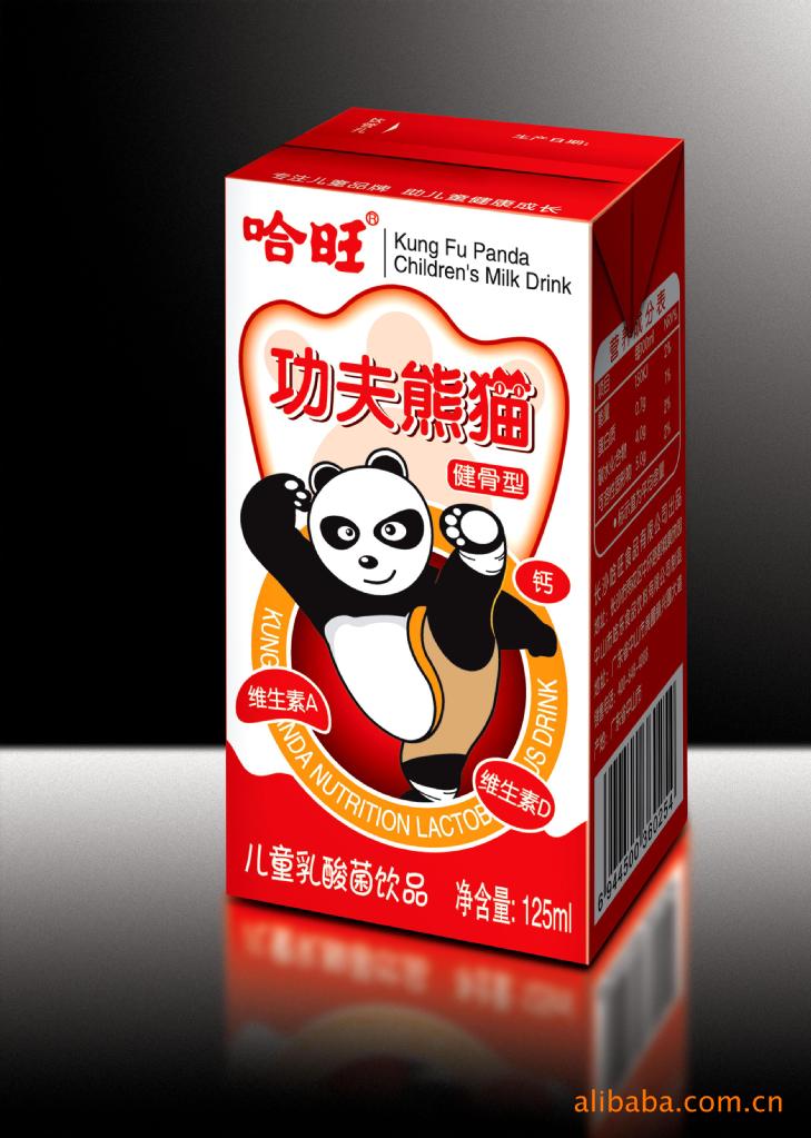 功夫熊猫乳酸菌饮品