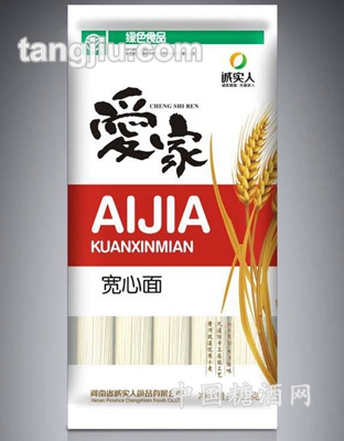 爱家宽心面400g