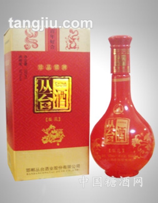 珍品银牌梨花丛台酒