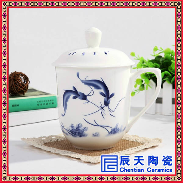 创意杯子 仿古陶瓷茶杯 手绘品杯 定做陶瓷茶杯