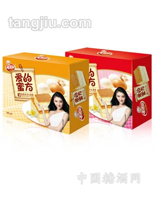 爱的蜜方盒蛋糕