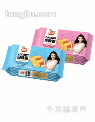 伦敦卷蛋糕袋装