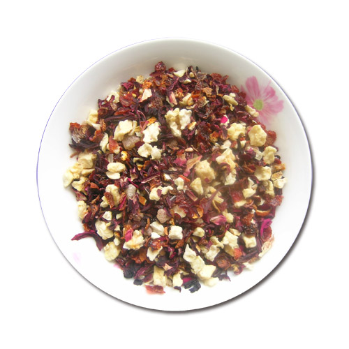 柠檬甜香花果茶