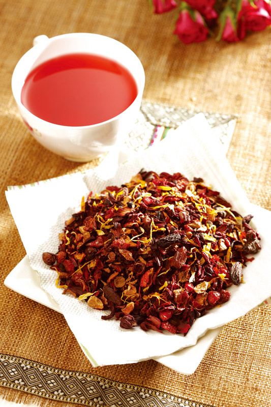 芒果鸡尾酒花果茶