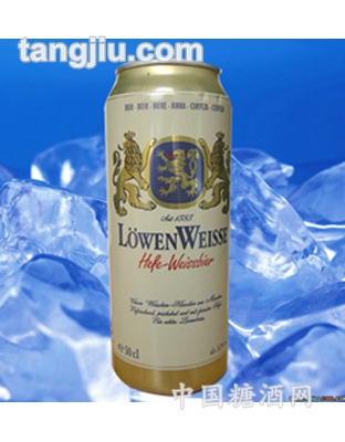 卢温堡狮牌小麦白啤酒5L