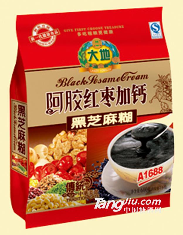 大地阿娇红枣加钙黑芝麻糊600g