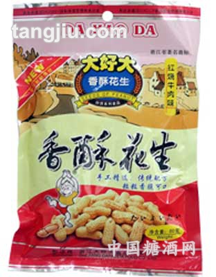 红烧牛肉味香酥花生