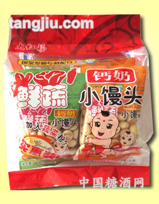 大红福鲜蔬小馒头240克