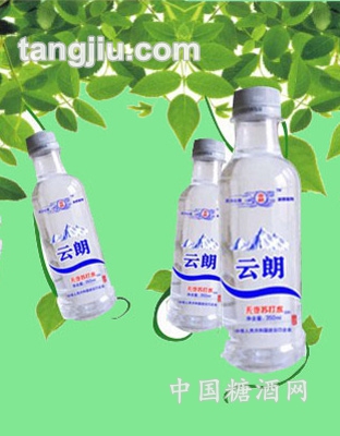云朗苏打水350ml圆瓶