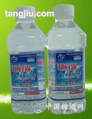 和宜露苏打水350ml方瓶