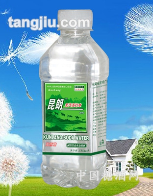 昆朗苏打水方瓶350ml