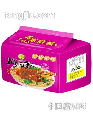 稻花香酸辣牛肉味过桥米线108g