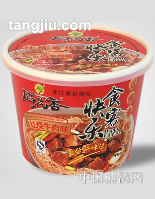 稻花香快乐食客红烧牛肉味过桥米线94g