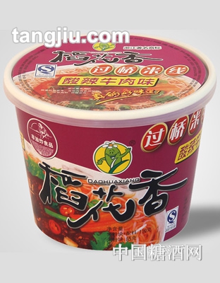 稻花香酸辣牛肉味过桥米线110g