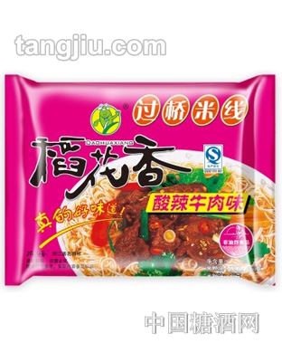 稻花香酸辣牛肉味过桥米线-108g